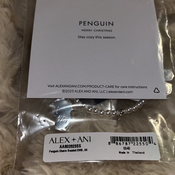 Alex and Ani penguin charm bracelet - Picture 6 of 6